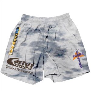 Cactus jack trail shorts tye die size small